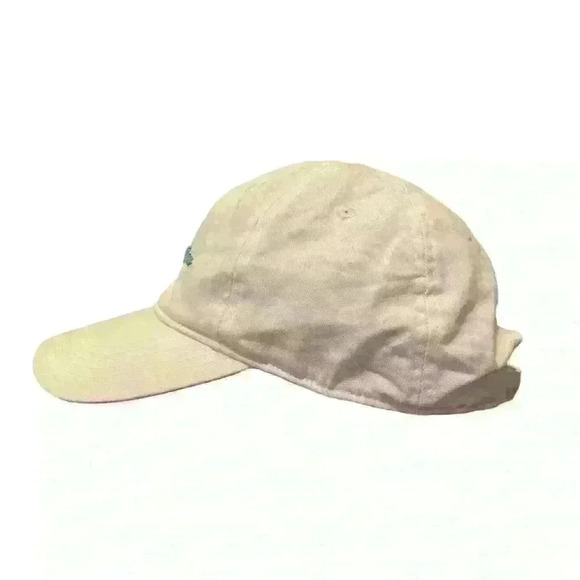 Champion Script Logo Hat Adjustable One Size White/Cream Baseball Cap Unisex - Picture 2 of 8